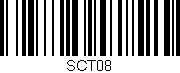 Código de barras (EAN, GTIN, SKU, ISBN): 'Sct08'