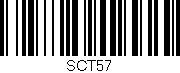 Código de barras (EAN, GTIN, SKU, ISBN): 'Sct57'