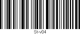 Código de barras (EAN, GTIN, SKU, ISBN): 'St-v04'