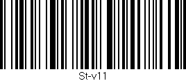 Código de barras (EAN, GTIN, SKU, ISBN): 'St-v11'