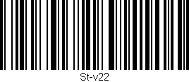 Código de barras (EAN, GTIN, SKU, ISBN): 'St-v22'
