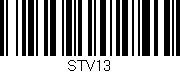 Código de barras (EAN, GTIN, SKU, ISBN): 'Stv13'