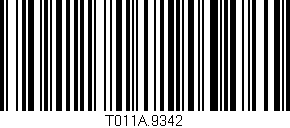Código de barras (EAN, GTIN, SKU, ISBN): 'T011A.9342'