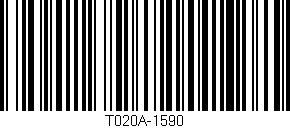 Código de barras (EAN, GTIN, SKU, ISBN): 'T020A-1590'