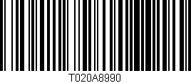 Código de barras (EAN, GTIN, SKU, ISBN): 'T020A8990'
