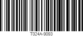 Código de barras (EAN, GTIN, SKU, ISBN): 'T024A-9093'
