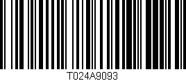 Código de barras (EAN, GTIN, SKU, ISBN): 'T024A9093'
