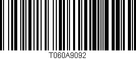 Código de barras (EAN, GTIN, SKU, ISBN): 'T060A9092'