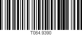Código de barras (EAN, GTIN, SKU, ISBN): 'T064.9390'
