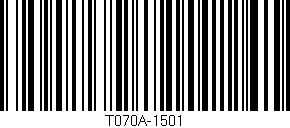 Código de barras (EAN, GTIN, SKU, ISBN): 'T070A-1501'