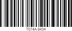 Código de barras (EAN, GTIN, SKU, ISBN): 'T074A-9434'