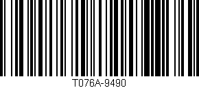 Código de barras (EAN, GTIN, SKU, ISBN): 'T076A-9490'