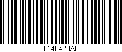 Código de barras (EAN, GTIN, SKU, ISBN): 'T140420AL'