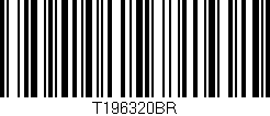 Código de barras (EAN, GTIN, SKU, ISBN): 'T196320BR'