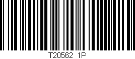 Código de barras (EAN, GTIN, SKU, ISBN): 'T20562/1P'