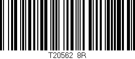Código de barras (EAN, GTIN, SKU, ISBN): 'T20562/8R'