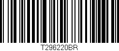 Código de barras (EAN, GTIN, SKU, ISBN): 'T296220BR'