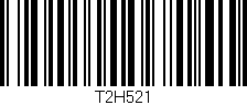 Código de barras (EAN, GTIN, SKU, ISBN): 'T2h521'