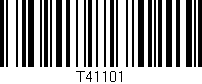 Código de barras (EAN, GTIN, SKU, ISBN): 'T41101'