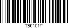 Código de barras (EAN, GTIN, SKU, ISBN): 'T50101F'