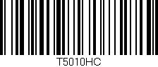 Código de barras (EAN, GTIN, SKU, ISBN): 'T5010HC'