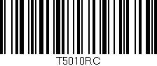 Código de barras (EAN, GTIN, SKU, ISBN): 'T5010RC'