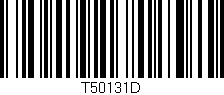 Código de barras (EAN, GTIN, SKU, ISBN): 'T50131D'