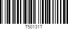 Código de barras (EAN, GTIN, SKU, ISBN): 'T50131T'