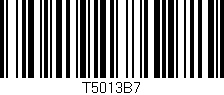 Código de barras (EAN, GTIN, SKU, ISBN): 'T5013B7'