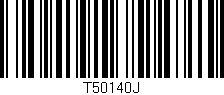 Código de barras (EAN, GTIN, SKU, ISBN): 'T50140J'