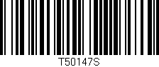Código de barras (EAN, GTIN, SKU, ISBN): 'T50147S'