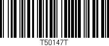 Código de barras (EAN, GTIN, SKU, ISBN): 'T50147T'