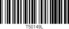 Código de barras (EAN, GTIN, SKU, ISBN): 'T50149L'