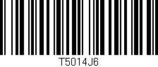 Código de barras (EAN, GTIN, SKU, ISBN): 'T5014J6'