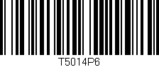Código de barras (EAN, GTIN, SKU, ISBN): 'T5014P6'