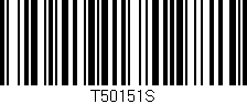 Código de barras (EAN, GTIN, SKU, ISBN): 'T50151S'