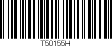 Código de barras (EAN, GTIN, SKU, ISBN): 'T50155H'