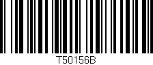 Código de barras (EAN, GTIN, SKU, ISBN): 'T50156B'
