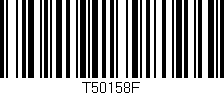 Código de barras (EAN, GTIN, SKU, ISBN): 'T50158F'