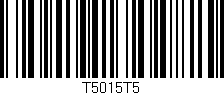 Código de barras (EAN, GTIN, SKU, ISBN): 'T5015T5'