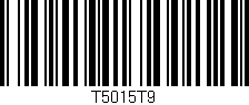 Código de barras (EAN, GTIN, SKU, ISBN): 'T5015T9'