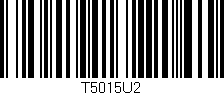 Código de barras (EAN, GTIN, SKU, ISBN): 'T5015U2'