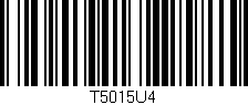 Código de barras (EAN, GTIN, SKU, ISBN): 'T5015U4'