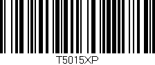 Código de barras (EAN, GTIN, SKU, ISBN): 'T5015XP'