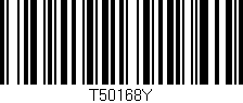 Código de barras (EAN, GTIN, SKU, ISBN): 'T50168Y'