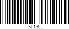 Código de barras (EAN, GTIN, SKU, ISBN): 'T50169L'
