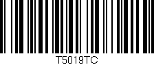 Código de barras (EAN, GTIN, SKU, ISBN): 'T5019TC'