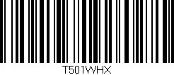 Código de barras (EAN, GTIN, SKU, ISBN): 'T501WHX'