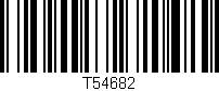 Código de barras (EAN, GTIN, SKU, ISBN): 'T54682'
