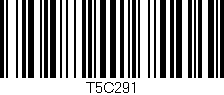 Código de barras (EAN, GTIN, SKU, ISBN): 'T5C291'